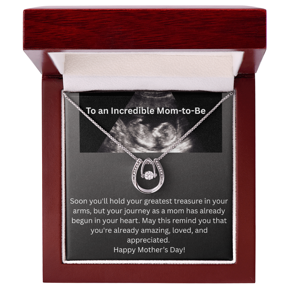 Lucky In Love Necklace - Soon To Be Mom