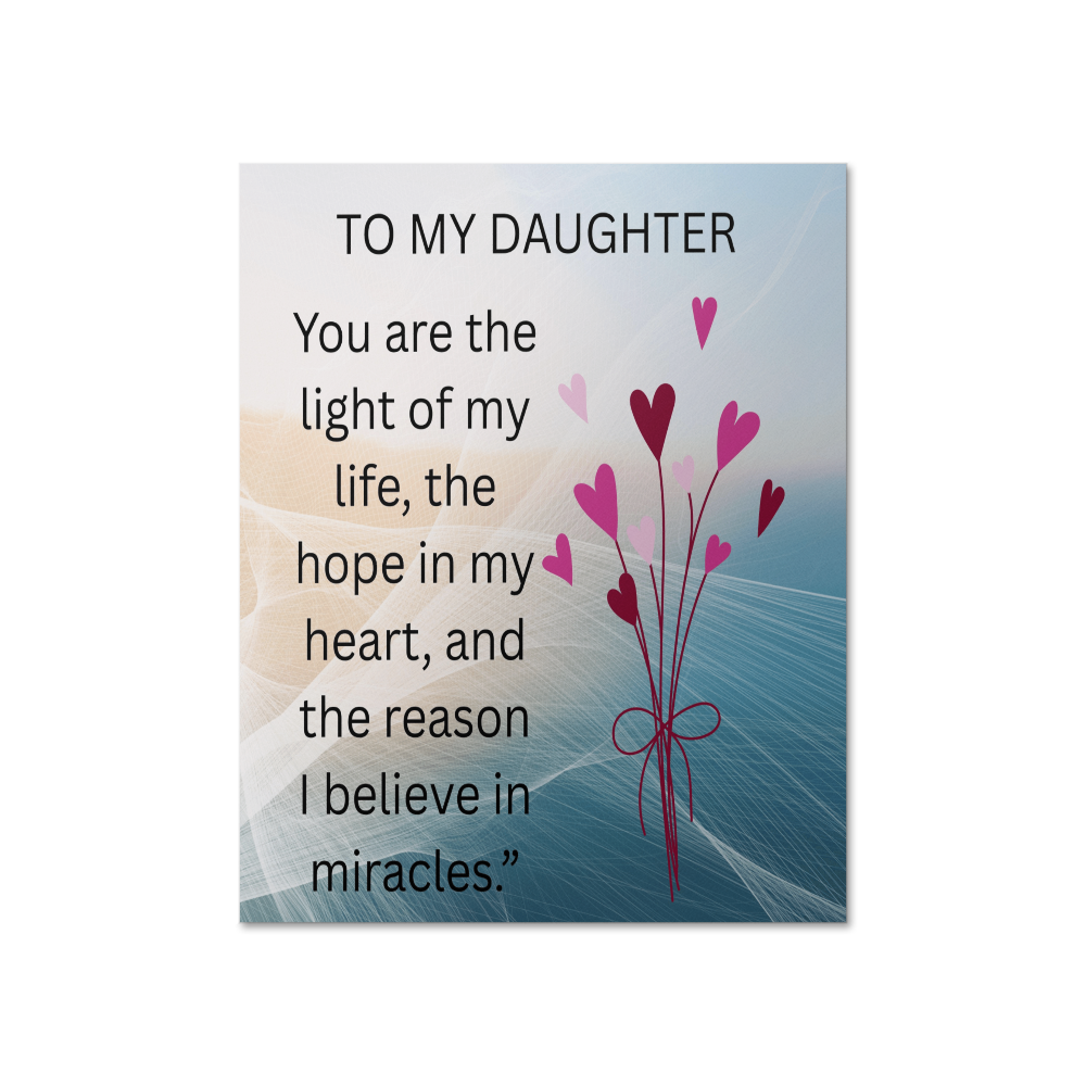 To My Daughter - Poster