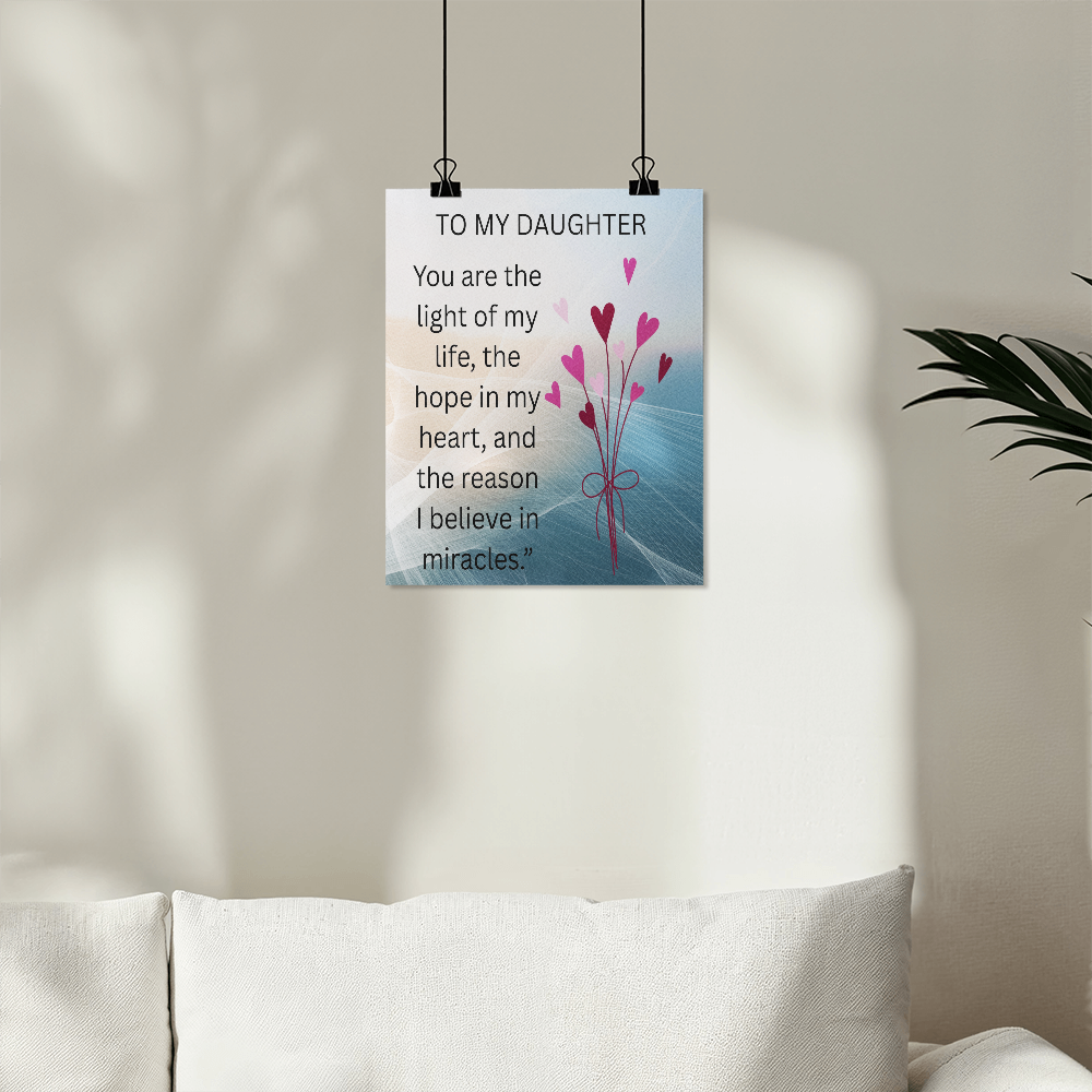 To My Daughter - Poster