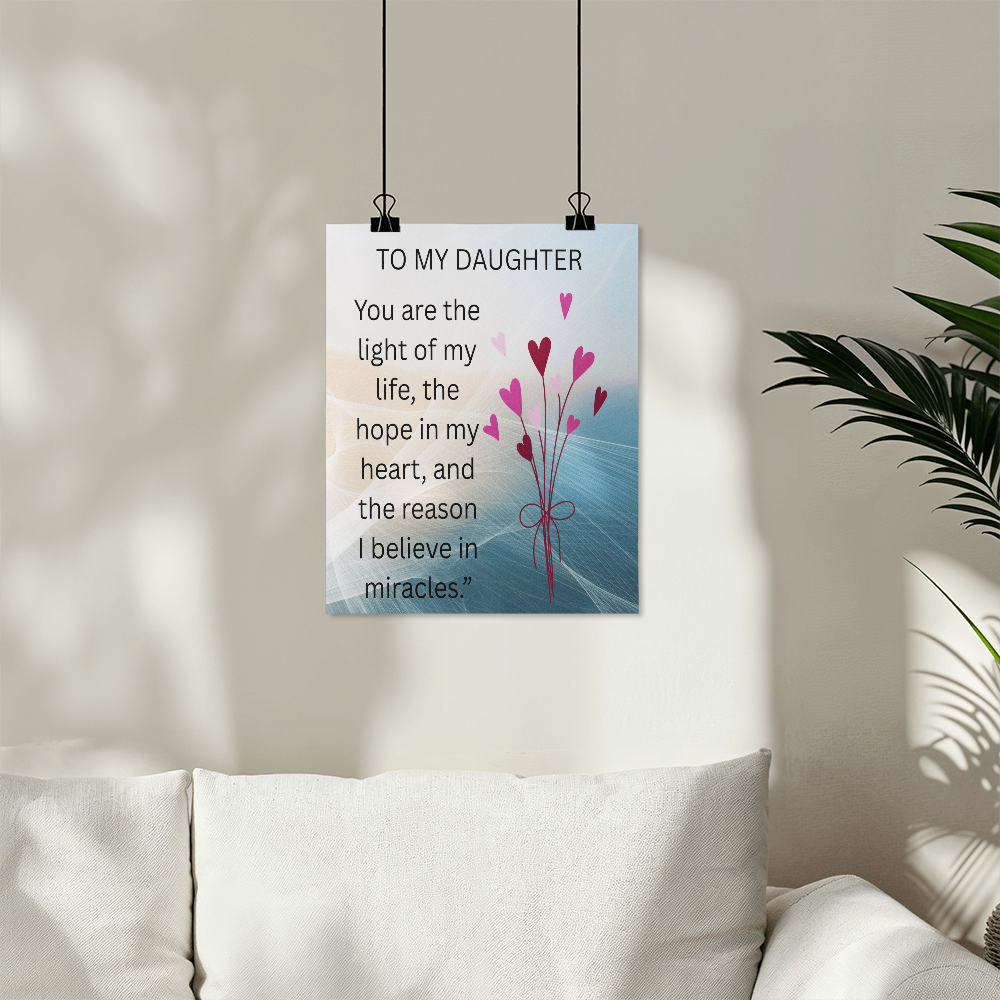To My Daughter - Poster
