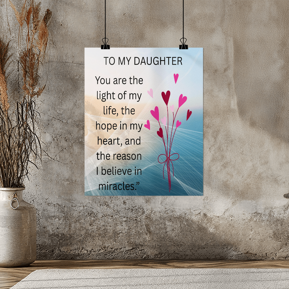 To My Daughter - Poster
