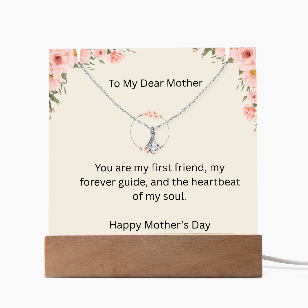 To Mother - KeepSake Acrylic Bundle & Alluring Beauty Necklace