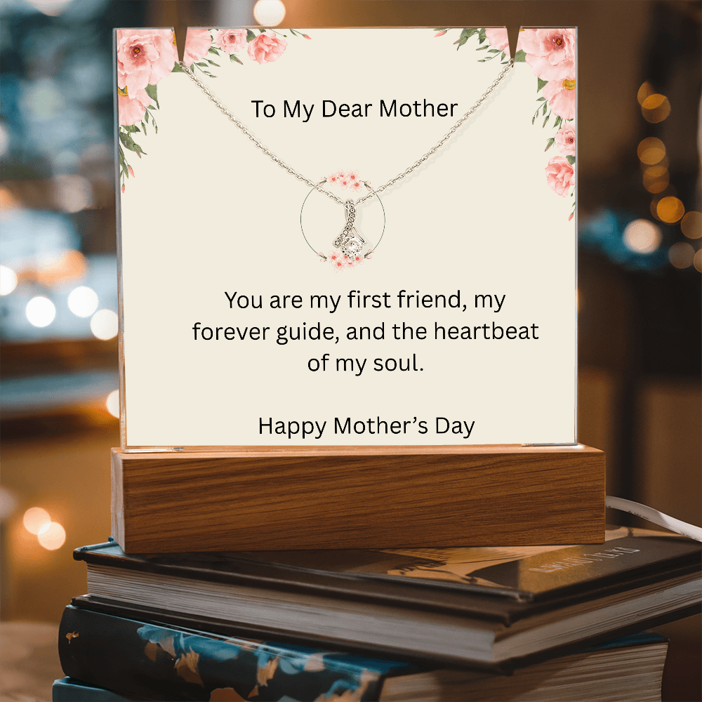 To Mother - KeepSake Acrylic Bundle & Alluring Beauty Necklace