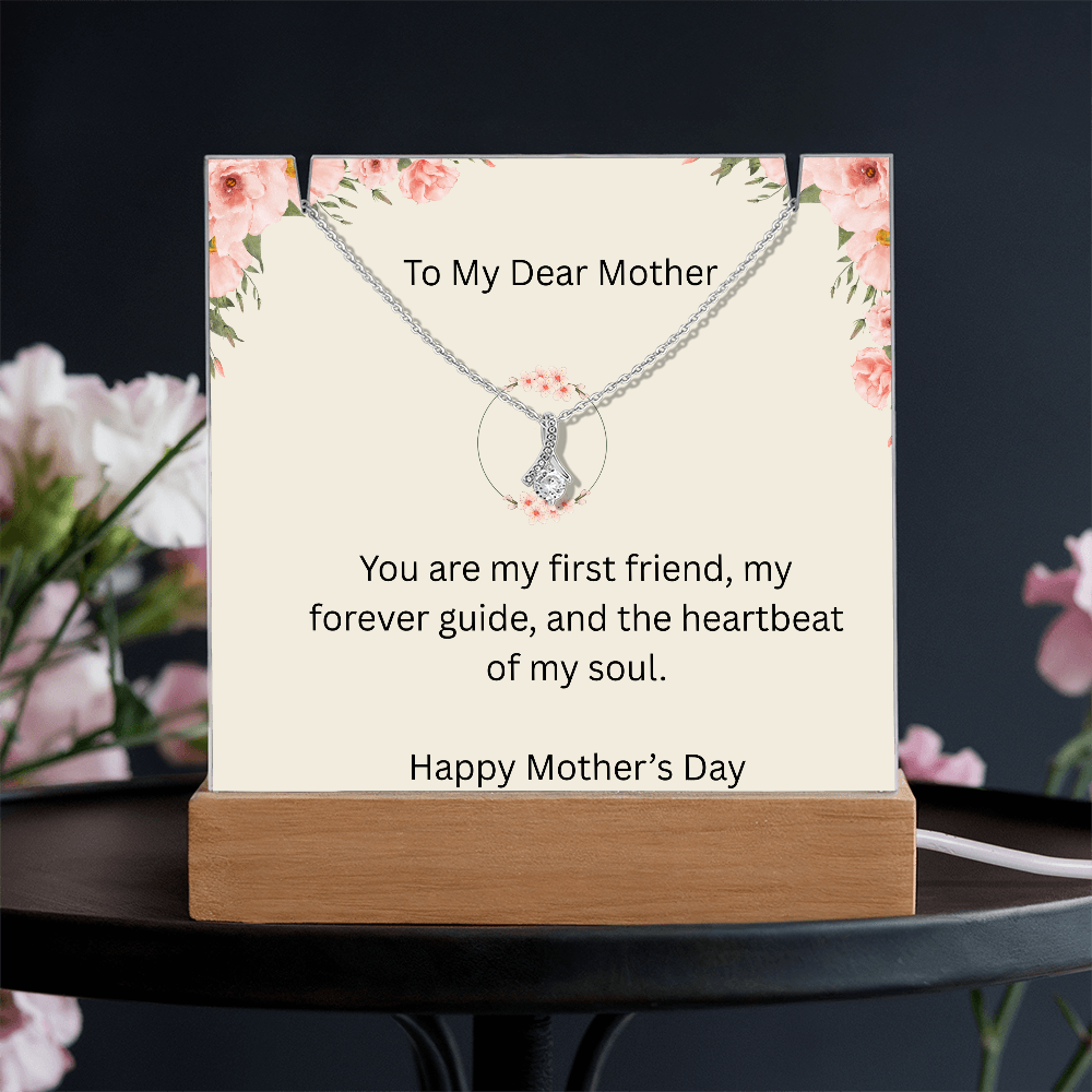 To Mother - KeepSake Acrylic Bundle & Alluring Beauty Necklace