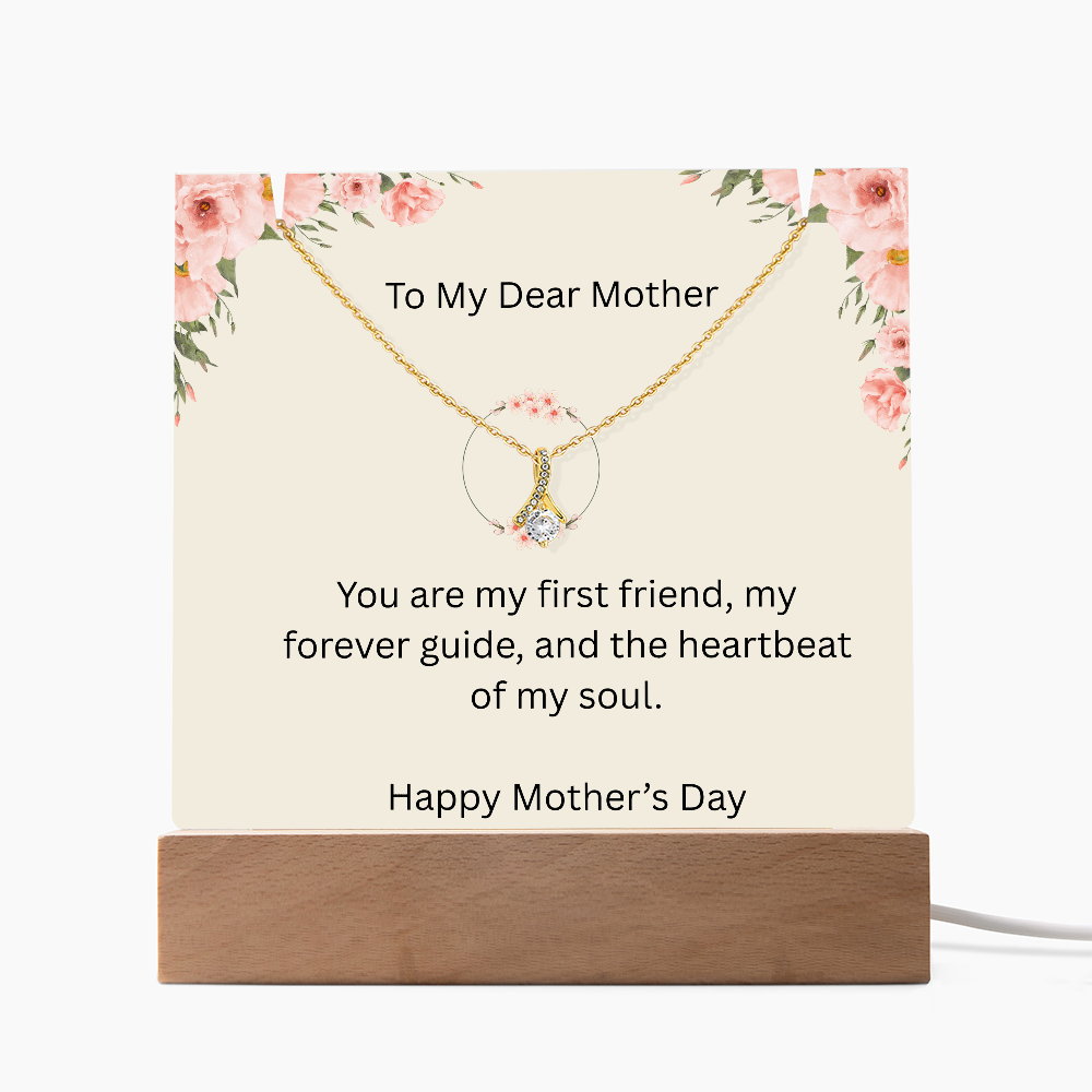 To Mother - KeepSake Acrylic Bundle & Alluring Beauty Necklace
