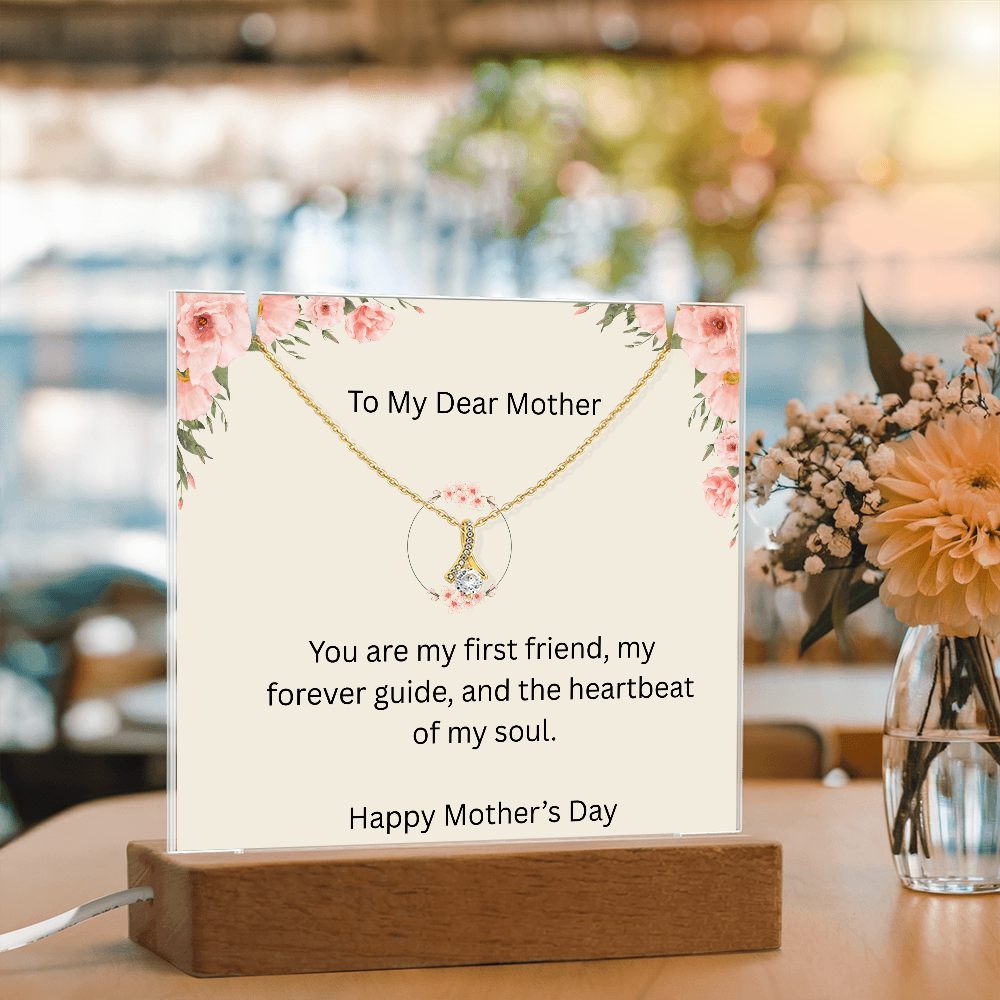 To Mother - KeepSake Acrylic Bundle & Alluring Beauty Necklace