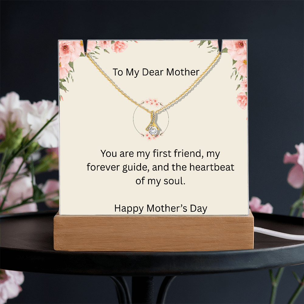 To Mother - KeepSake Acrylic Bundle & Alluring Beauty Necklace