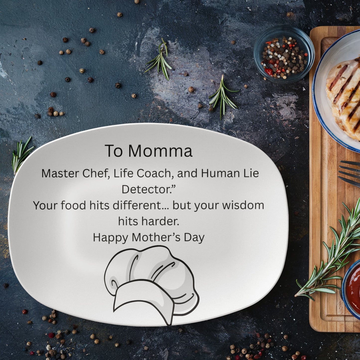 To Momma - 10"X14" Platter
