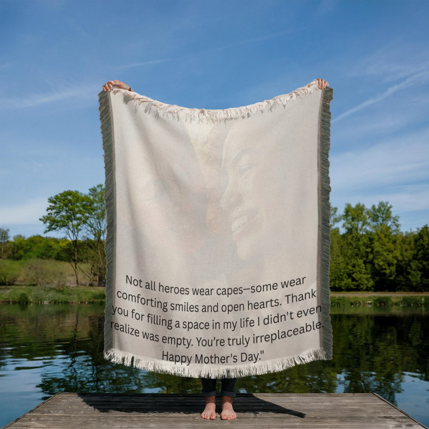 Printed Woven Blanket - To Am Amazing Bonus Mom