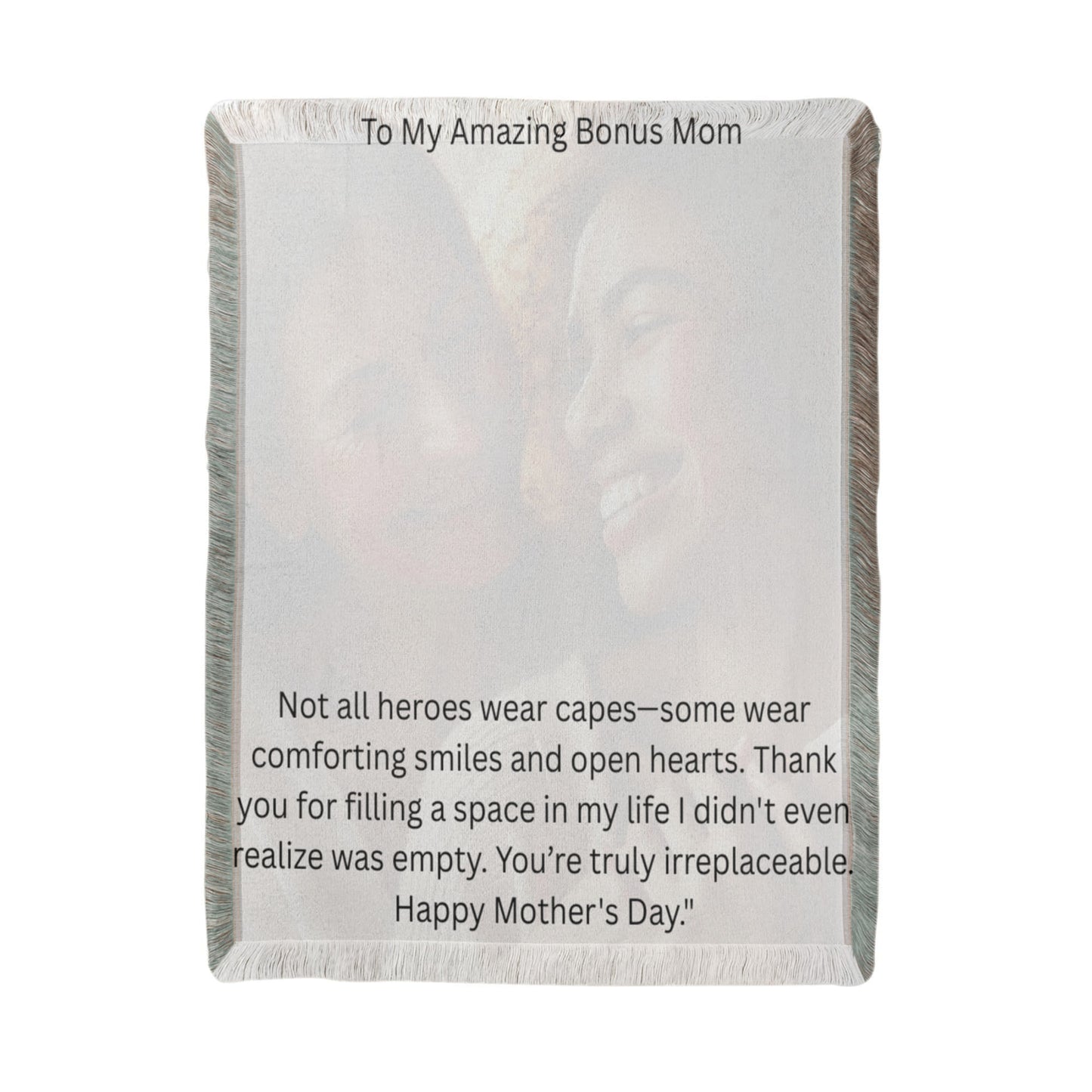 Printed Woven Blanket - To Am Amazing Bonus Mom