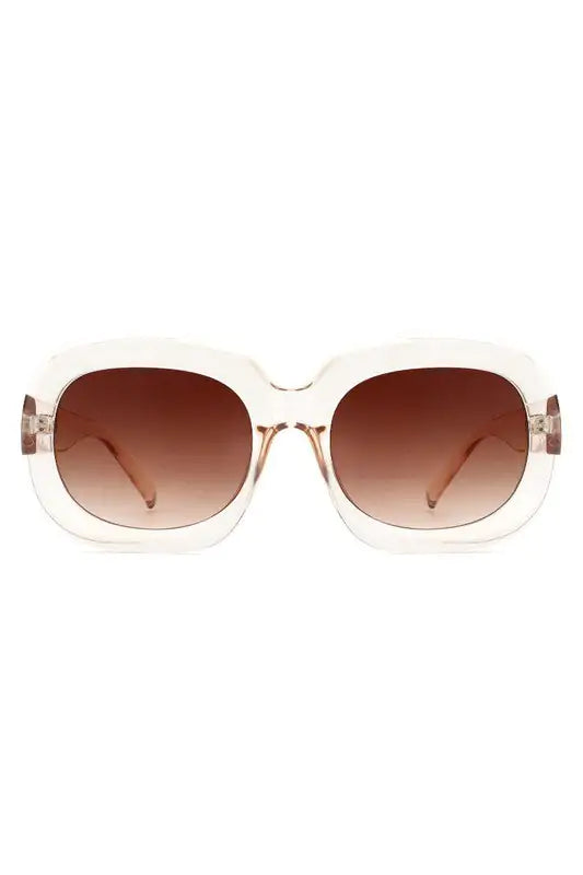 Round Oversize Oval Retro Fashion Sunglasses