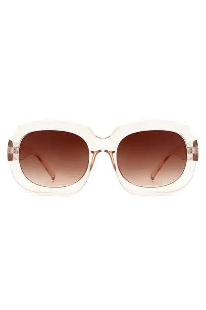 Round Oversize Oval Retro Fashion Sunglasses