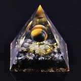 Orgonite Pyramid Chakras Decoration