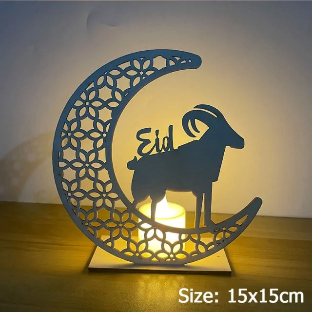 Wooden Pendant Ramadan Decoration