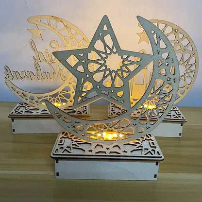 Wooden Pendant Ramadan Decoration