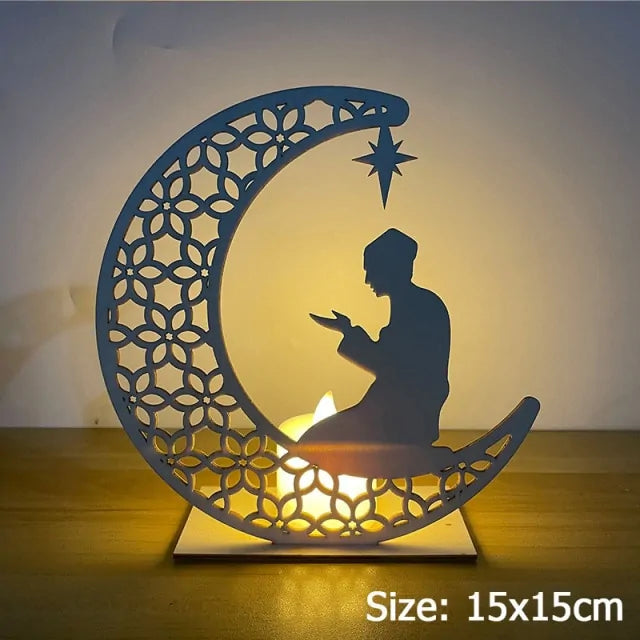 Wooden Pendant Ramadan Decoration