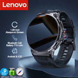 Lenovo New 1.85-inch ultra HD smartwatch, GPS track, HD Bluetooth call; 710 mah large battery 400+ dial, suitable for Huawei