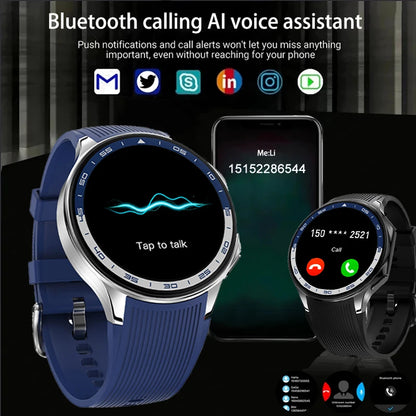 For Huawei Xiaomi New 32G RAM Memory Smart Watch Men 1.43 inch Local Heart Rate Bluetooth Call AMOLED 466*466 HD SmartWatch Man