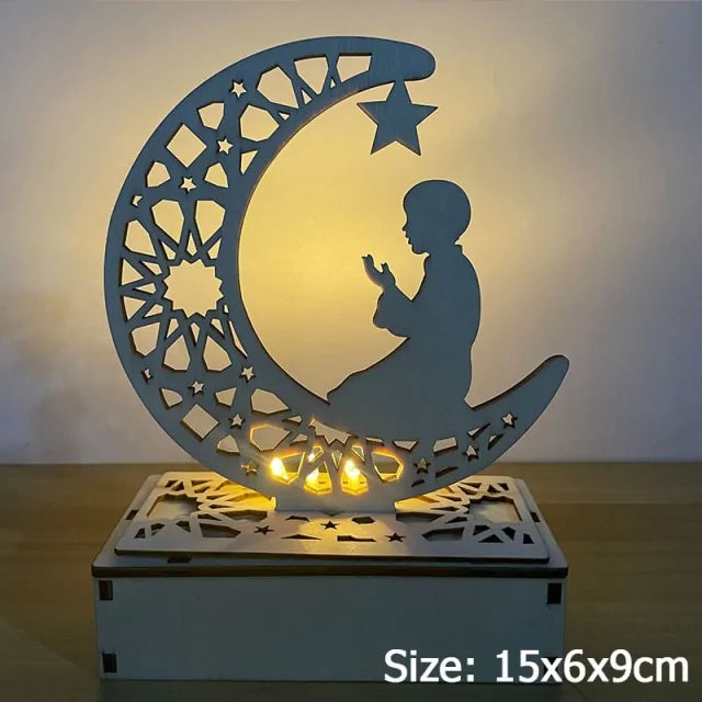 Wooden Pendant Ramadan Decoration