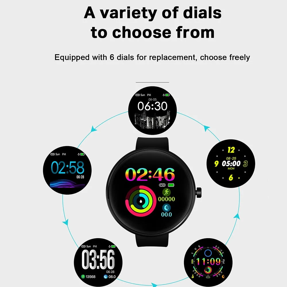 Smart Watch Heart Rate Blood Pressure Monitoring