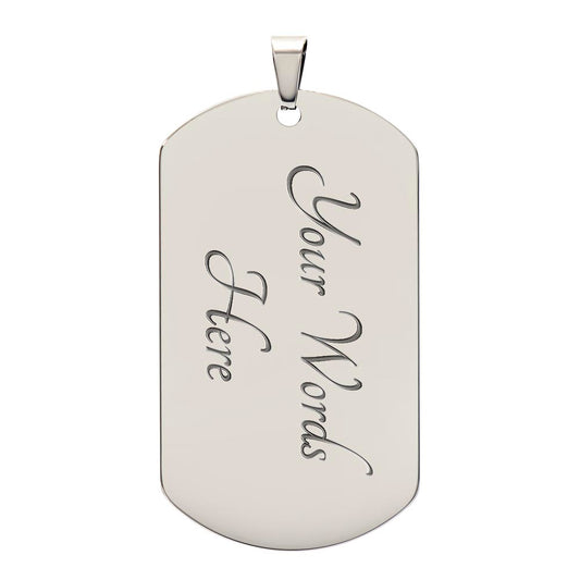 Personalized Dog Tag Jewelry