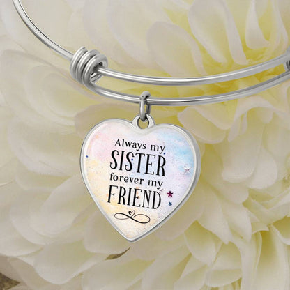 Luxury Heart Bangle - Always My Sister