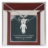 To Grandma - The epitome of the family - Charm Necklace