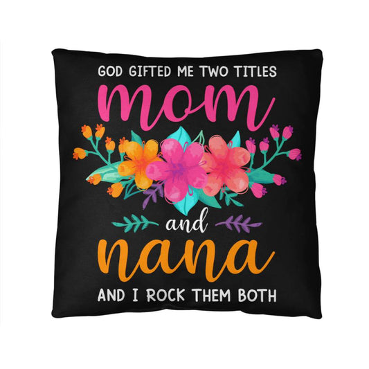 God Gifted Me 2 Titles - Indoor/Outdoor Pillows