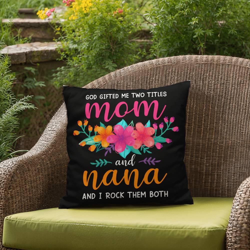 God Gifted Me 2 Titles - Indoor/Outdoor Pillows