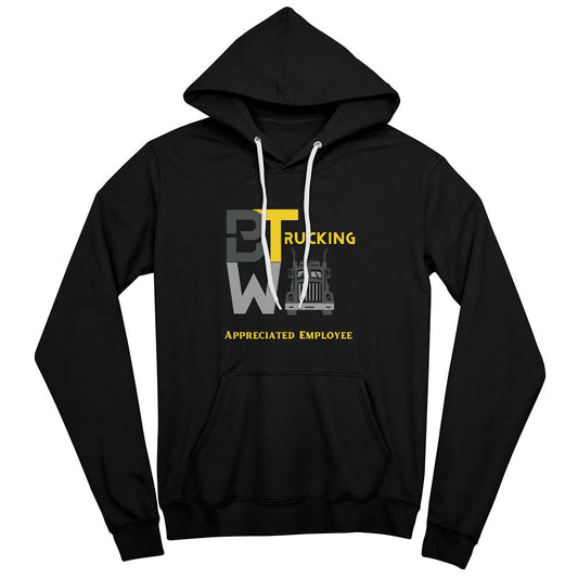 BTW Trucking, Inc -  Fleece front facing Hoodie