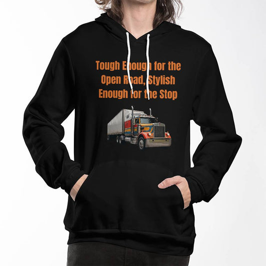 Stylish For The Stop - Pullover Fleece Hoodie