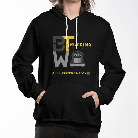 BTW Trucking, Inc -  Fleece front facing Hoodie