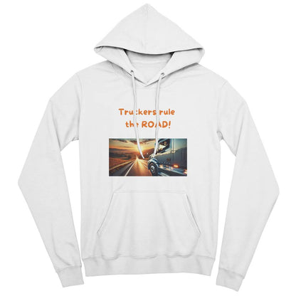 Truckers Rule the Road - Pullover Fleece Hoodie