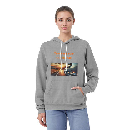 Truckers Rule the Road - Pullover Fleece Hoodie