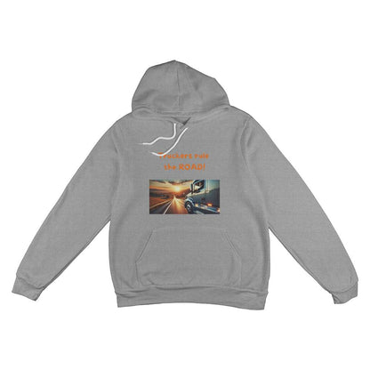 Truckers Rule the Road - Pullover Fleece Hoodie