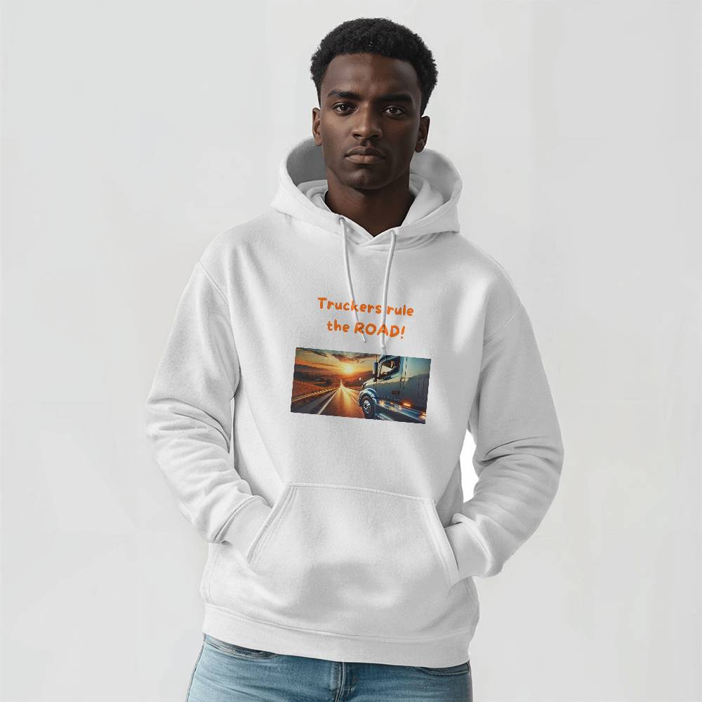 Truckers Rule the Road - Unisex Hoodie Sweatshirt