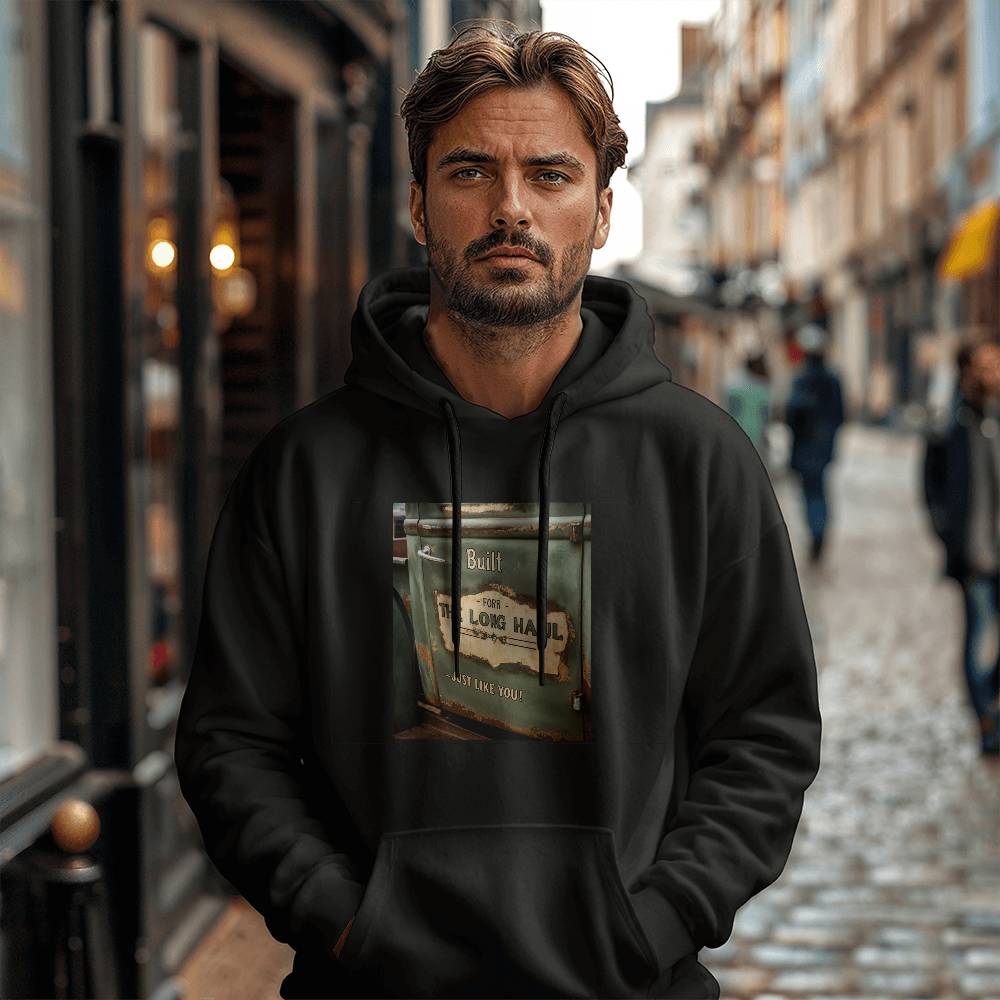 Built for the longhaul - Unisex Hooded Sweatshirt