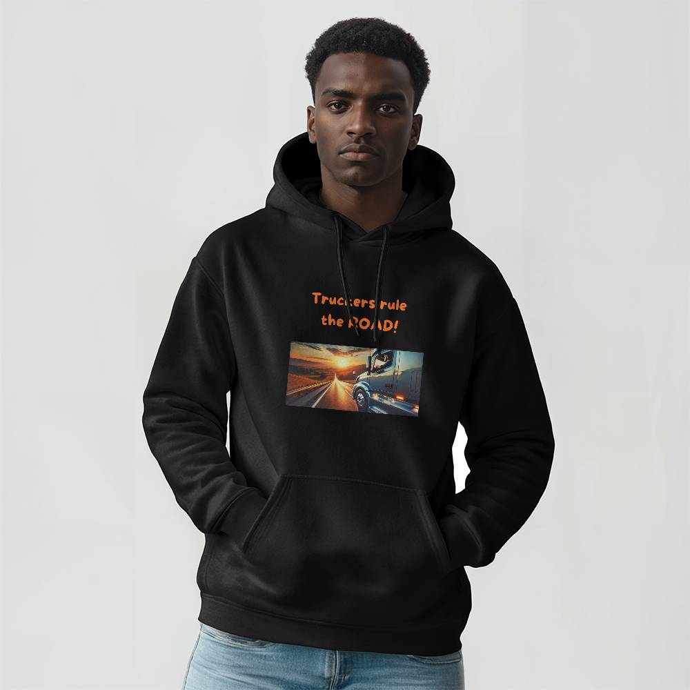 Truckers Rule the Road - Unisex Hoodie Sweatshirt