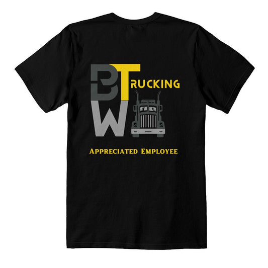 BTW Trucking, Back facing T-Shirt