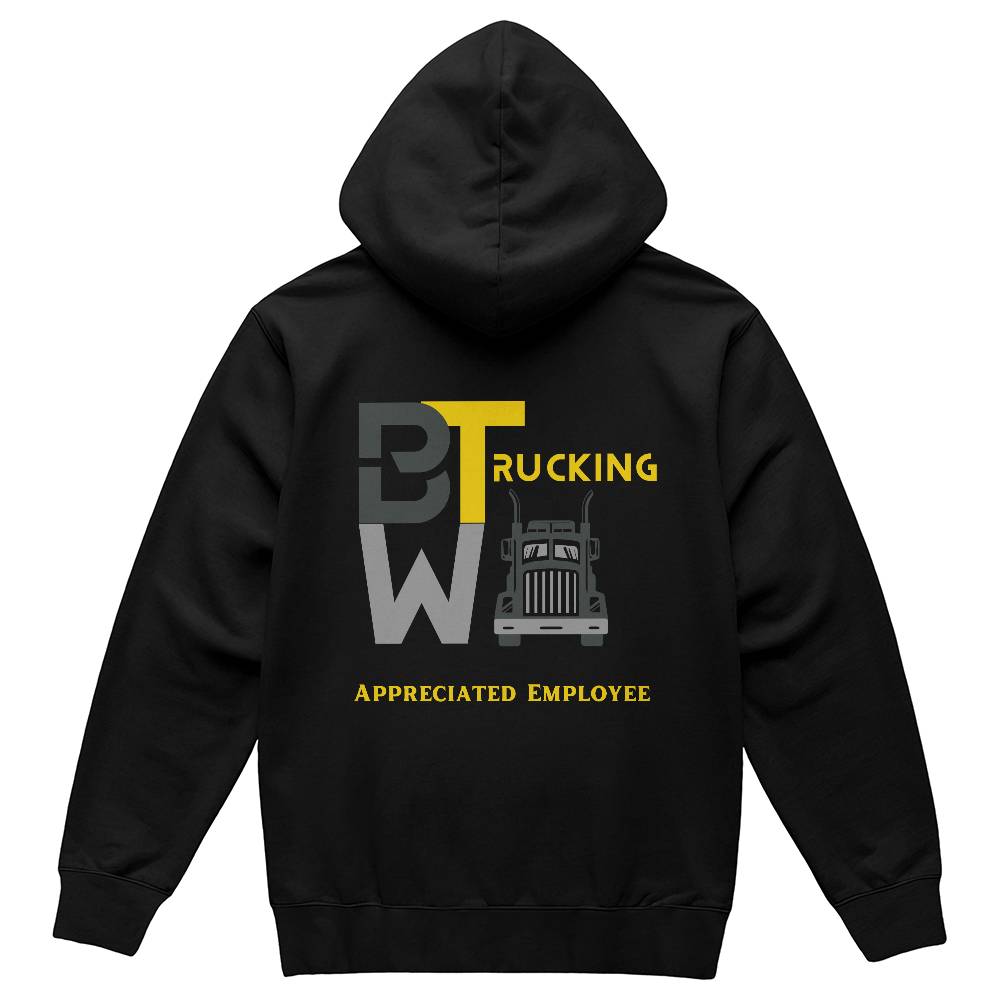 BTW Trucking - Back Facing Fleece Hoodie