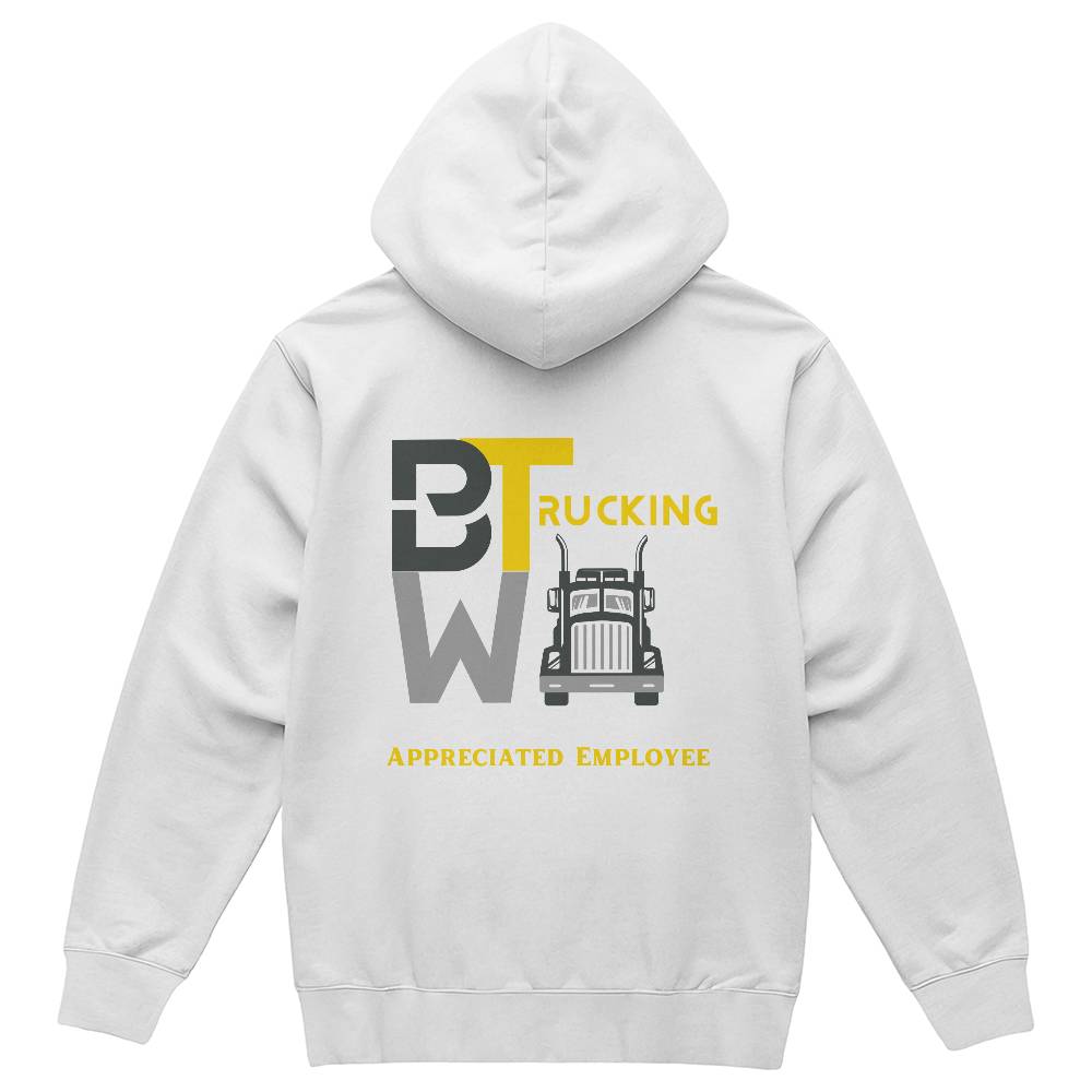 BTW Trucking - Back Facing Fleece Hoodie