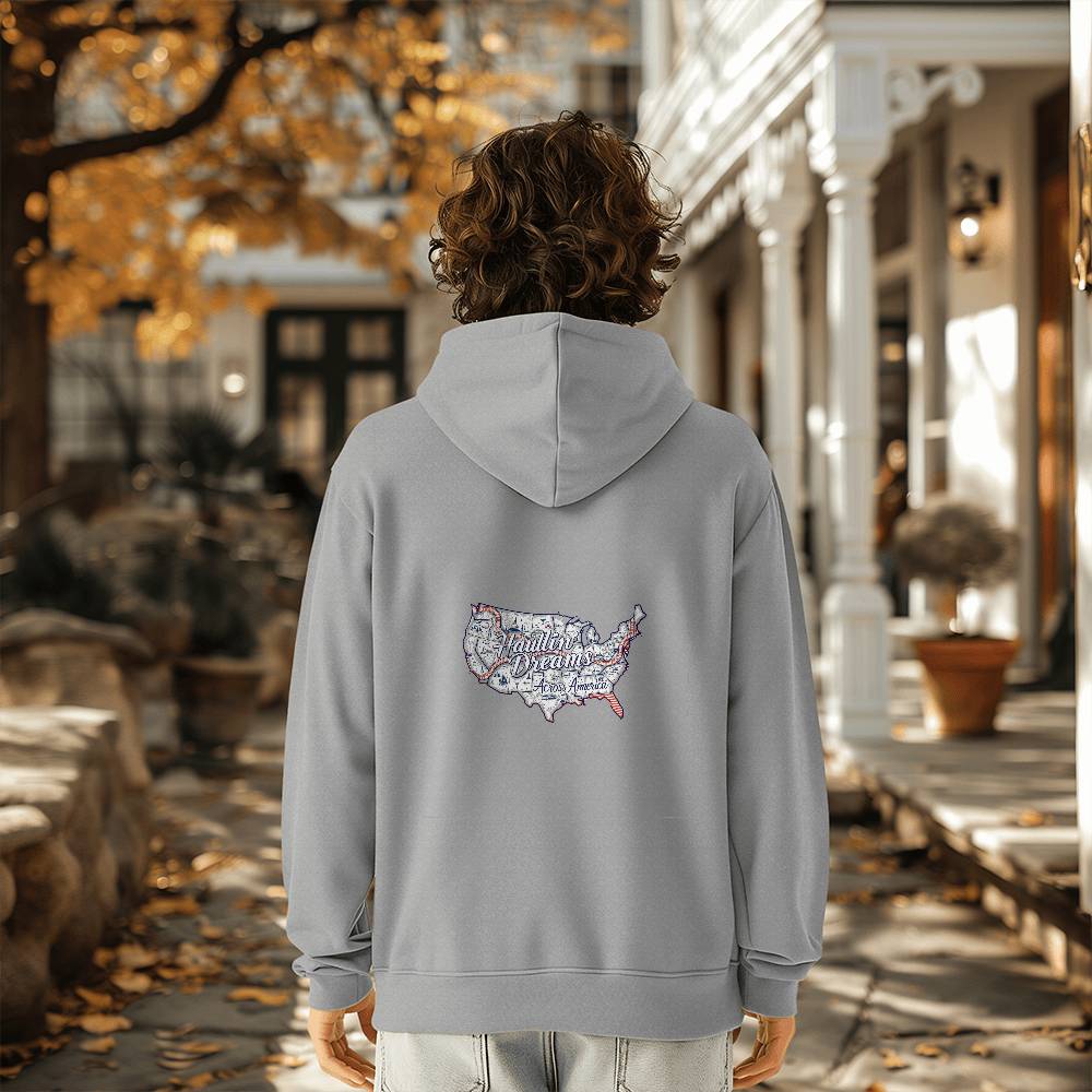 Haulin Dreams Across America - Pullover Fleece Hoodie