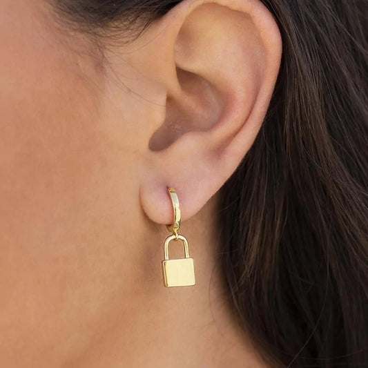 Lock Earrings