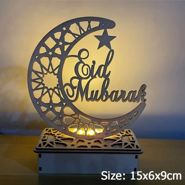 Wooden Pendant Ramadan Decoration