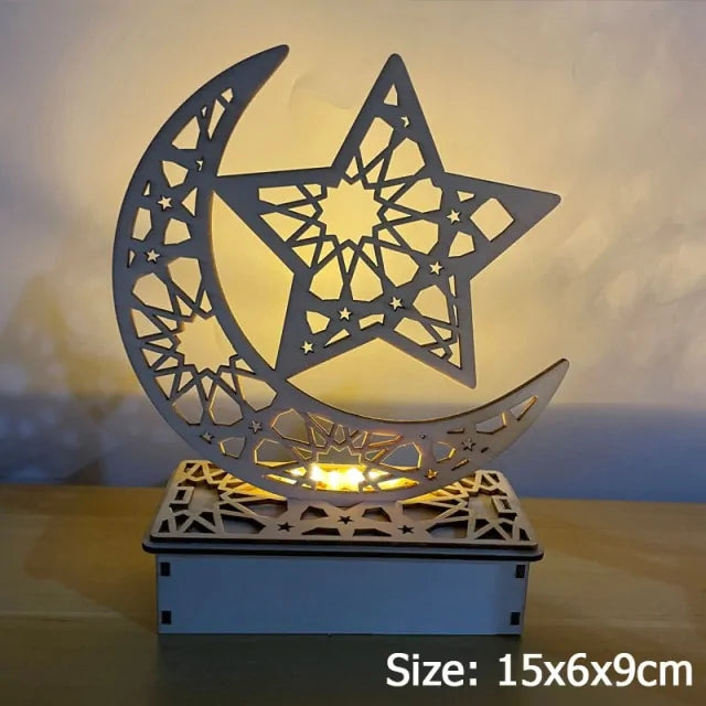 Wooden Pendant Ramadan Decoration