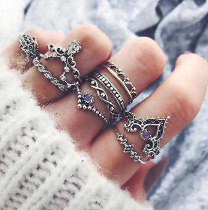 Goth Rings Set